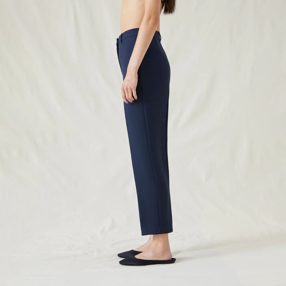 Attersee Straight Leg Trouser No Pockets Midnight Size 8 NEW NWT - Picture 3 of 15